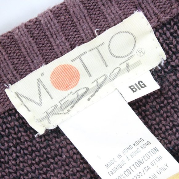 Vintage Motto Red Dot Sweatshirt Crewneck Men's Gray Pullover Long Sleeve XL - Picture 4 of 7